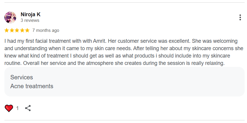 AQueen Spa client treatment result in Brampton 2