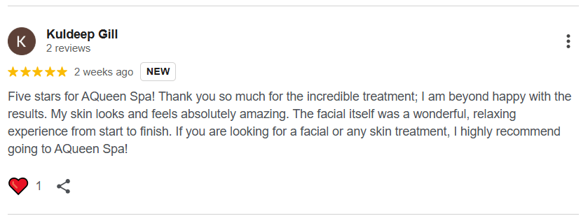 AQueen Spa client treatment result in Brampton 4