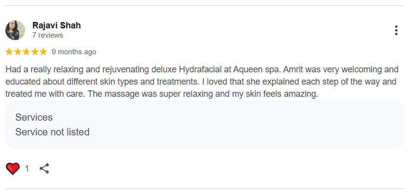 AQueen Spa client treatment result in Brampton 5