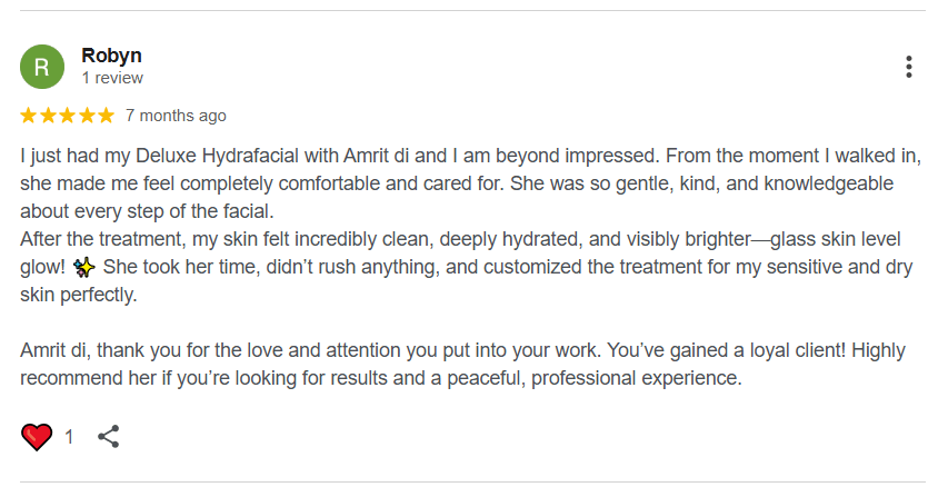 AQueen Spa client treatment result in Brampton 7
